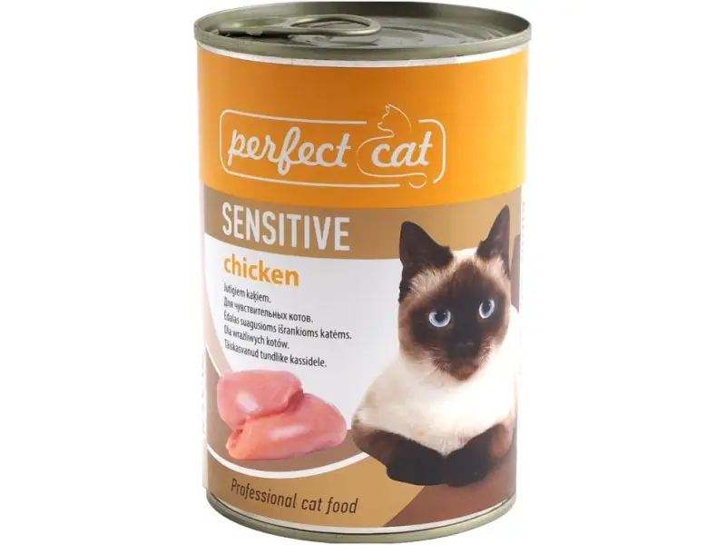Perfect cat- Sensitive chicken (vištiena), 400g