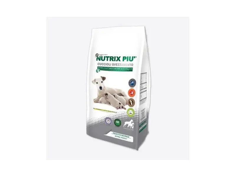 Nutrix Più Cuccioli Svezzamento sausas pašaras šuniukams nuo pirmų dienų 5kg
