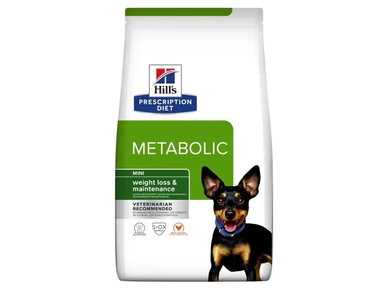 HILLS PD Canine Metabolic  Mini sausas pašaras šunims