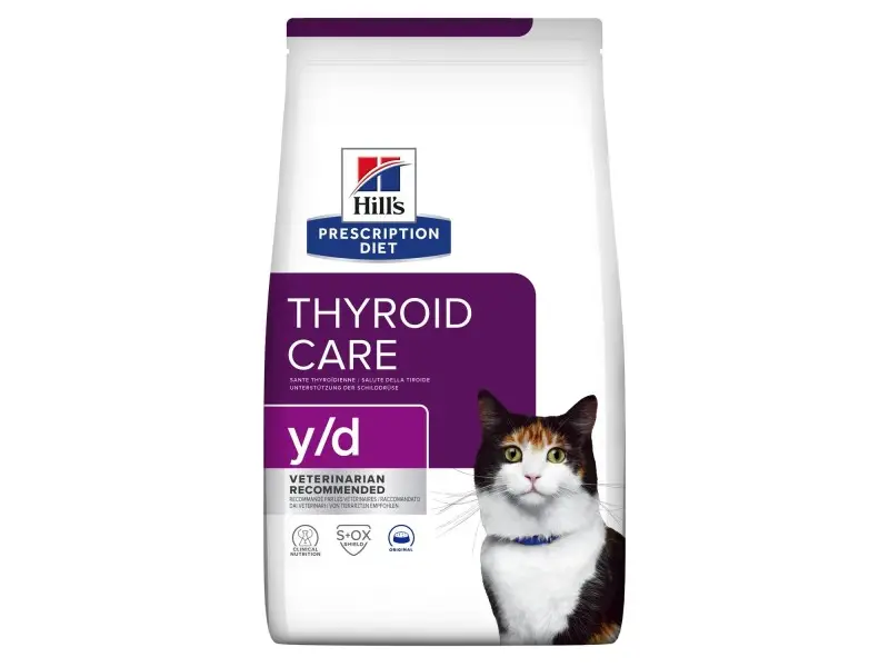 HILLS PD Feline y/d dietinis sausas pašaras katėms 1,5 kg