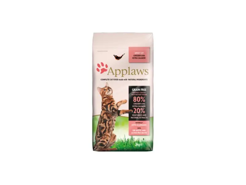 Applaws Cat Adult Chicken & Salmon sausas maistas katėms