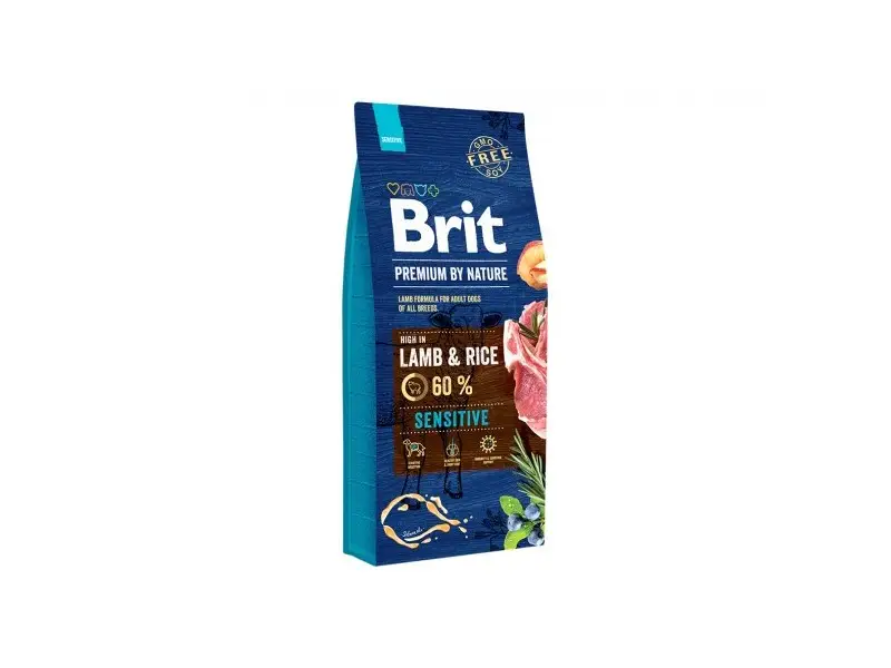 Brit Premium By Nature Sensitive Lamb sausas pašaras šunims