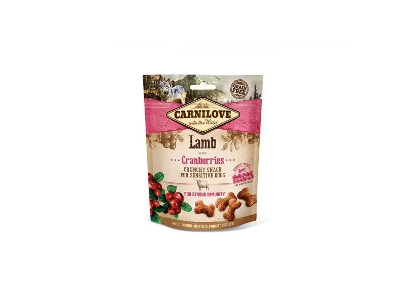 Carnilove Dog skanėstas šunims Lamb with Cranberries 200 g