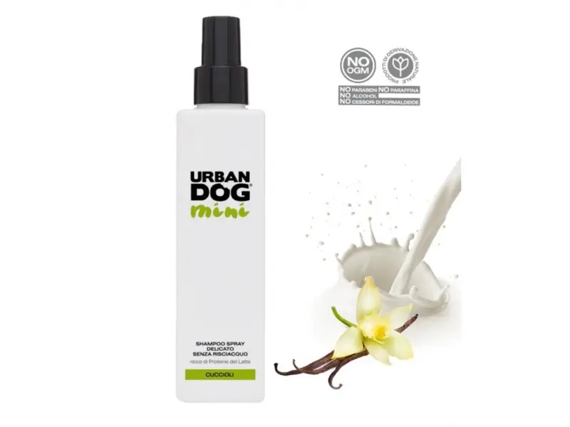 Urban Dog MINI purškiamas sausas šampūnas šunims 200ml