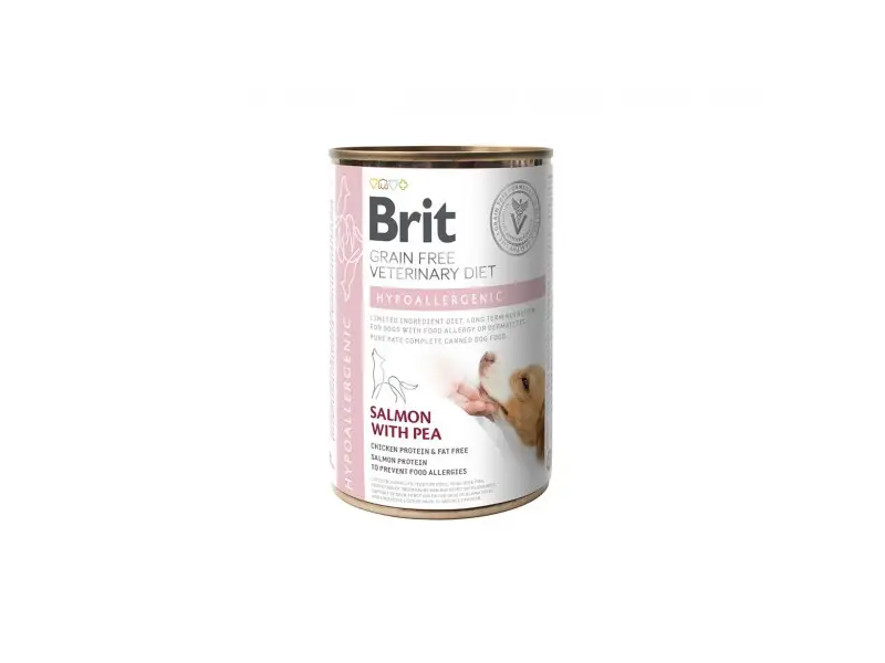 Brit Grain Free Veterinary Diets Hypoallergenic  konservuotas pašaras šunims 400g