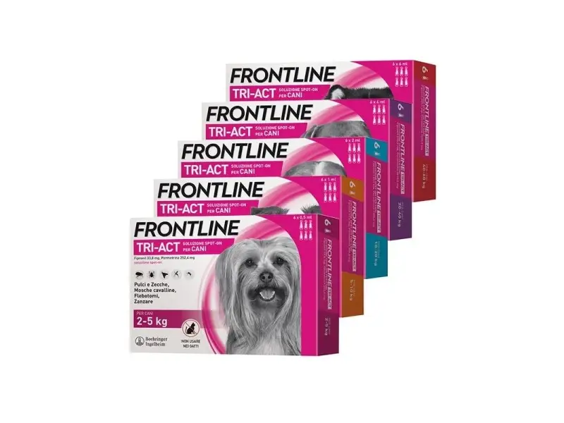 FRONTLINE TRI-ACT Užlašinamasis tirpalas šunims nuo ektoparazitų N3