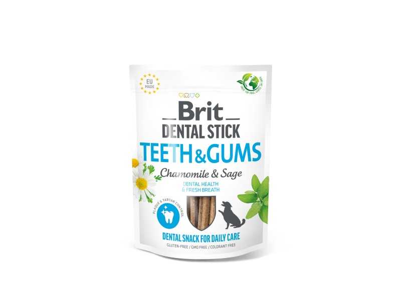 Brit Dental Stick skanėstas Teeth&Gums Chamomile&Sage 251 g