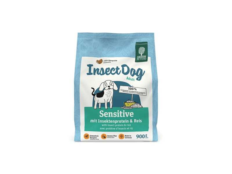 Green Petfood InsectDog Sensitive sausas pašaras šunims