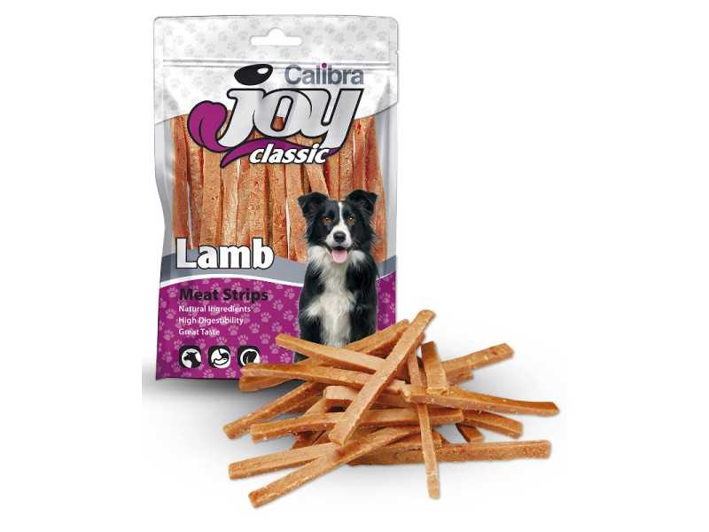 CALIBRA JOY Dog Classic Lamb Strips Skanėstas šunims 80g N3
