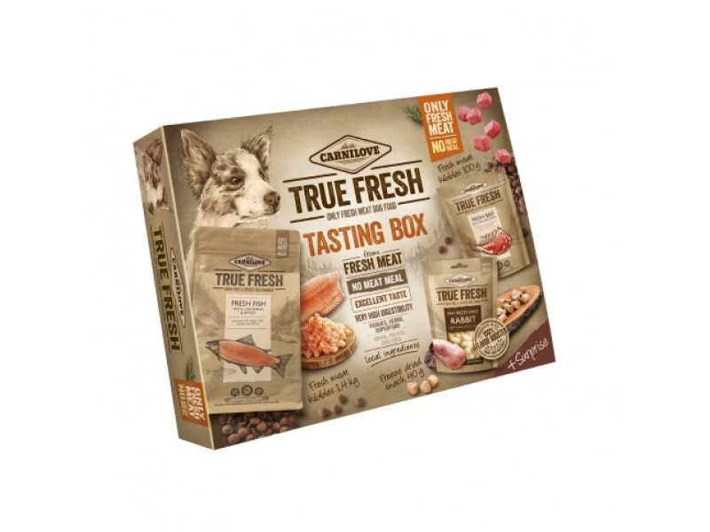 Carnilove True Fresh Tasting Box Dog dovanų dėžė